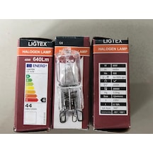 3 Adet G9 Halojen Lamba 220v 40w 640 Lümen Şeffaf