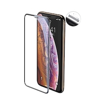 Hubrendy Tedarik Apple iPhone 13 Pro Max Uyumlu 9d Tam Kaplayan Parmak Izi Bırakmayan Ekran Koruyucu Film