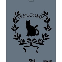 Mey İthalat Rich New Seri N-382 Stencil 35x25 Cm Belirtilmemiş