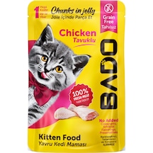 Bado Yavru Kedi Yaş Maması Tavuk 85gr
