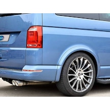 Vw T6 Transporter Krom Arka Reflektör Çerçevesi Tek Kapı 2 Parça