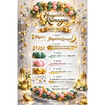 Hoşgeldin Ramazan Midi Set Karışık Model