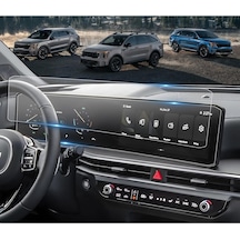 Kia Sorento Uyumlu 2024 2025 2026 Model Büyük Bilgi Ekranı 9h Nano Ekran Koruyucu