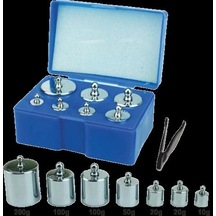 Diamond Terazi 8 Parça Ağırlık Paslanmaz Krom Gram Seti 300gr-200gr-100gr-50gr-20gr-10gr Ahşap - Şeffaf