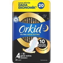 Orkid Ultra Gece Extra Hijyenik Ped 20'li