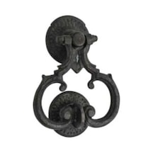 Prinç döküm antik siyah rustik eskitme, ferforje tipi osmanlı tarzı kapı için taktak tak tak HFT05011