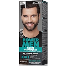 Joanna Power Men Anti-Grey Toner 3'ü 1 Arada Toner 02 Koyu Kahverengi 80 G