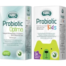 Nbl Probiotic Optima + Probiotic Kids 30 Çiğneme Tableti