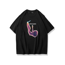 Flood Of Style Unisex Lost In Space Tshirt Siyah