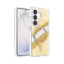 Onegif Samsung Galaxy S26 Lotus Simli Magsafe Kapak - Gümüş