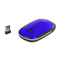 Hl-40 2.4 Ghz 1200 Dpi Yüksek Dönüş Hızı Dpi Hızı Ayarlanabilir Uzun Bekleme Süresi Ergonomik Tasarım, Şık Tasarım 3 Milyon Tıklama Ömrü Portatif İnce Kablosuz Mouse Açık Beyaz