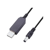 Hubrendy Sh Powermaster Pm-21568 9v-5v Usb To Dc 5.5x2.5mm Çevirici Kablo 0