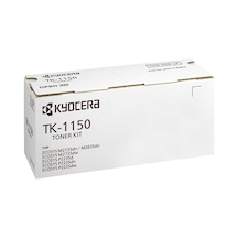 Kyocera Tk-1150 Toner Kartuşu Siyah 1t02rv0nl0. Ecosys M2135dn, Ecosys M2635dn, Ecosys M2735dw, Ecosys P2235dn, Ecosys P235dw İle Uyumlu