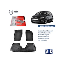 Vw Polo 6R 2009-2017 Arası Rizline 3D Havuzlu Paspas