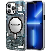Youngkit iPhone Uyumlu 13 Pro Max Kılıf YoungKit Technology Serisi Kapak ZORE-267428
