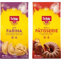 Schar 2'li Glutensiz Un Seti - Mix C Patisserie Kek Pasta Unu ve Farina Makarna Erişte Mantı Unu 2 x 1 KG
