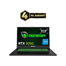 Monster Abra A7 V15.5.5 i5-13500H 32 GB 1 TB RTX3050 17.3" W11H FHD Dizüstü Bilgisayar