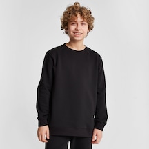 Lescon Siyah Çocuk Kapüşonlu Sweatshirt 25s-3267-25n