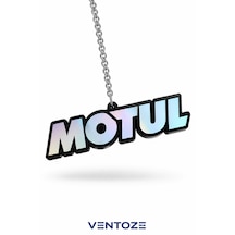 Motul Araç Ayna Süsü Holografik Dekoratif Oto Aksesuar Anahtarlık 10 Cm Çok Renkli