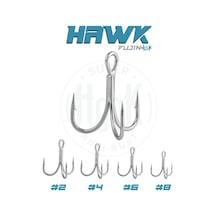 Fujin Hawk Süper Anti-rust Üçlü Kanca 4 No