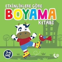 Etkinliklere Göre Boyama Kitabı - Yeşil- Çikolata Yayınevi