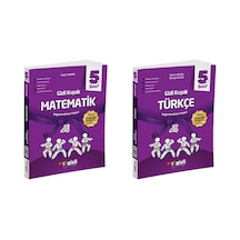 Gizli 2025 5. Sınıf Matematik + Türkçe Gizli Kuşak Serisi Seti 2 Kitap
