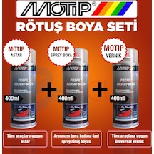 Motip Fiat Kod:136 Kutup Beyazı Rötuş Sprey Boya Seti