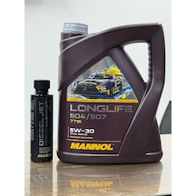 Mannol  5W-30 Longlife 504/507 Motor Yağı Ve Etkili Dizel Katkı Enjektör Temizleyici