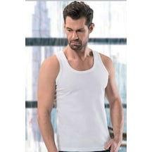 Erkek Ribana Atlet Beyaz - 1104a Beden: Xxl Standart