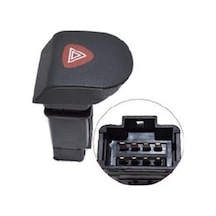 Dörtlu Sinyal Flaşör Anahtarı Renault Kangoo 1 1997-2008 8 Fiş 7700308821 Neiman