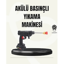 Mey İthalat Tek Bataryalı 48v Şarjlı Basınçlı Yıkama Makinesi Çok Renkli