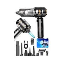 Premium Xl 16.000 Pa Emiş Güçlü Kablosuz Mini Araç Süpürgesi - Vakumlu Ve Üflemeli Set