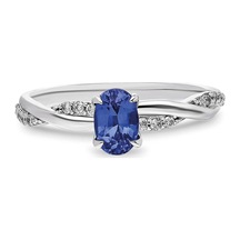 0,79 Karat Safir Pırlanta Yüzük-316