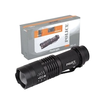 Pc-11 Mini El Feneri Sadece 1 Kalem Pil İle Çalışır Cree Q5 Led Teknolojisi, 100m Menzil Ve Zoom Özelliği. Kompakt, Güçlü Ve Ultra Ekonomik. Açık Ahşap