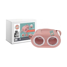 M-Pets Radio Kedi Küçük Irk Köpek Taşıma Çantası Pembe 50 x 23 x 31 CM