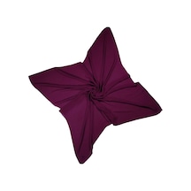 Mim Eşarp Mısırlı Eşarpları Aerobin Jazz Caz Eşarp 110x110 Cm Bordo