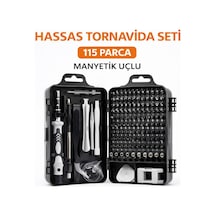 115 Parça Manyetik Uçlu Hassas Tornavida Seti - 886746449