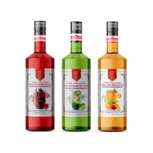 Nish Cool Lime + Berry Hibiskus + Portakal Mango Aromalı Baz İçecek 3 x 700 ML