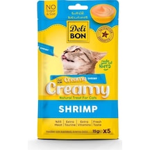 Delibon Creamy Ödül Maması Karidesli 15gr 5li Paket
