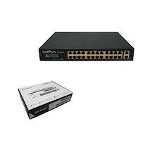 Mpıa Mp-poe24 360w 10/100 /1000 Mbps 24 Port Metal Kasa Poe Switch