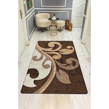 Modern Dijital Baskı Kaymaz Taban Halı H1006 Renkli