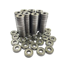 Dünya Magnet 50 Adet 608zz Rulman - Metal Mühürlü Çok Amaçlı Bilye Rulman - 8x22x7 Ölçülerinde Diğer
