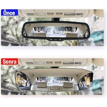 Coofbe Dışbükey Geniş Açılı Araç Dikiz Aynası Kör Nokta Azaltıcı Ultra Şeffaf Ayna Geniş Açılı Dikiz Aynası