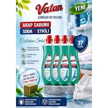 Çamaşır Deterjanı Arapsabunu Etkili 1500 Ml X 4 Adet