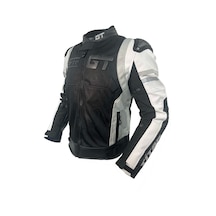 Forte GT Titan Hörgüçlü Motosiklet Montu Beyaz - Siyah