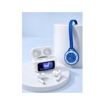 Ersdokunmatik Kablosuz Kulaklık + Mavi Askılı Analog Charm Saat İkili Set Belirtilmemiş