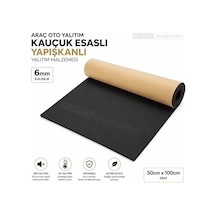 Araç Oto Yalıtım Kauçuk Esaslı Yapışkanlı 6mm 50cm X 100cm Yalıtım Malzemesi Bant Marketim