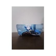 Owl Bag Blue Lock Michael Kaiser Desenli Kalemlik - Makyaj Çantası Diğer