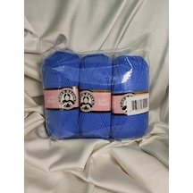 Lux Baby Kot Mavisi El Örgü İpi Art No:3010 - Nm:3.4 - 100gr. 340mt. 3 Adet - Renk: 015