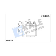 Kale 346825 Kalorifer Radyatörü - Dacia Lodgy 2012- 1.2 Tce 271154491r